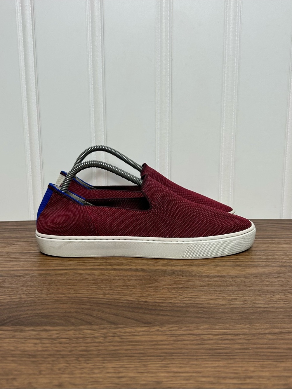 Rothy’s the original slip on knit burgundy maroon missing 1 insole women’s 9